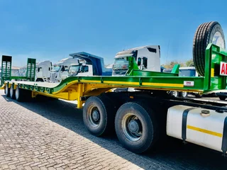 NEW PR Trailers tri axle step deck low beds