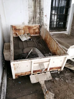 Large vintage trailer