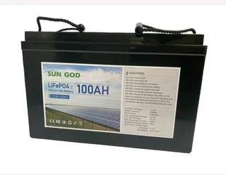 100ah 12.8v 1280wh Lithium Iron Lifepo4 Solar/ups/inverter Battery Sungod