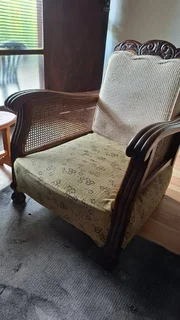 Vintage 3-Piece Solid Wood Lounge Suite Emboya