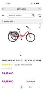 Raleigh trike