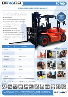 TLB Midi 5000kgs Great performance and affordable Revaro HD50