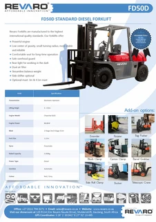 TLB Midi 5000kgs Great performance and affordable Revaro HD50