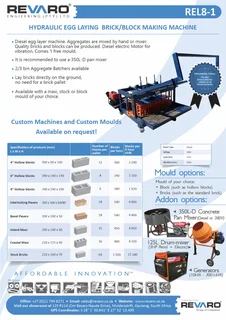 Brick Making machine Egg Layer