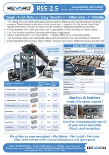 Brick making machines RS Static