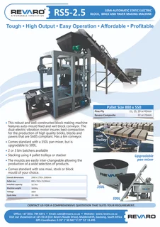 Brick making machines RS Static