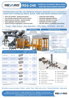 Brick making machine, fully hydraulic automatic, affordable, high output, big profits