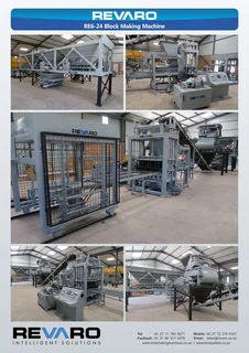 Revaro RE Range of brick making machines High output Affordable an very profitable