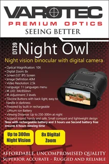 Binocular DT39 Night Vision with digital camera