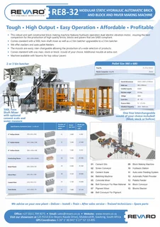 Brick making machine Static hydraulic fully automatic high output
