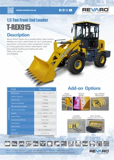 2024 Revaro T-Rex front end loaders