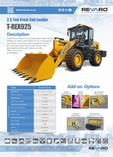 2024 Revaro T-Rex front end loaders