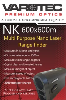 Varotec Multi purpse laser range finders NK600x600m