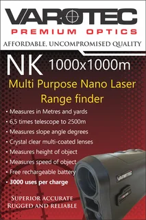 Varotec Multi purpse laser range finders NK600x600m