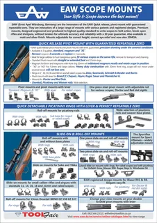 Mounts for scopes from EAW in Germay
