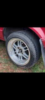 15&#34; Enkei RPF1 Style Mags &amp; Tyres