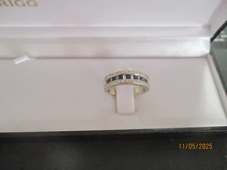 Diamonds and Sapphire Ring