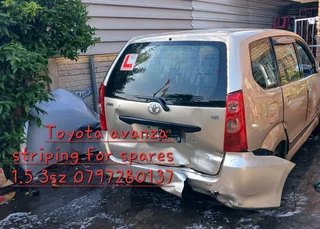 Toyota Avanza 1.5 3sz 2009 striping for spares 0797280137 call or watts app