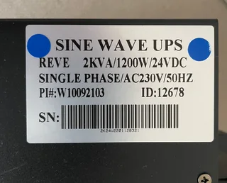 2 kVA standby invertor