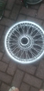 MGA 1958 RIM:- Original Parts Chrome, 15&#34;x4&#34; X 48 Spokes. ConditioM GOOD NIT USED