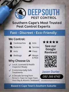 Pest control (licensed and professional)