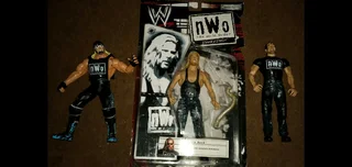 Wwe Nwo Wcw Figures,kevin Nash In Box&#43;scott Hall And Hollywood Hogan Loose