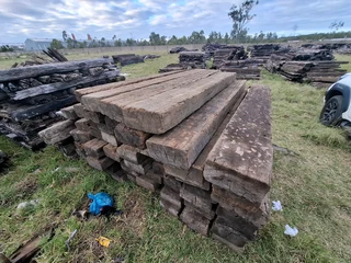 Railway sleeper planks