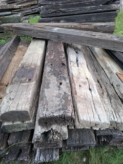 railway sleeper planks
