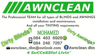 Cleaning of Blinds and Awnings
