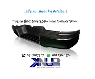 Toyota Hilux GD6 2016- Rear Bumper Black - R2595+Vat