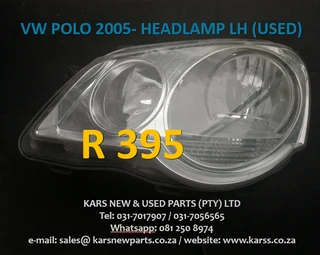 Vw Polo 2005- Headlamp Lh (used)
