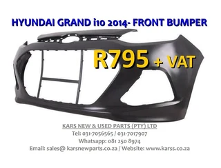 Front Bumper - Hyundai Grand I10  2014- R795 + Vat