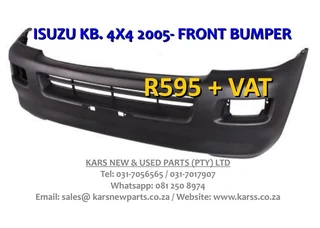 Front Bumper - Isuzu Kb. 4x4 2005- R595 + Vat
