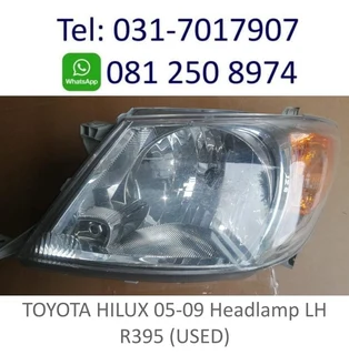 Toyota Hilux 05-09 Headlamp Lh R395 (used)