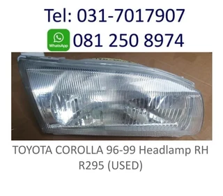 Toyota Corolla 96-99 Headlamp Rh R295 (used)