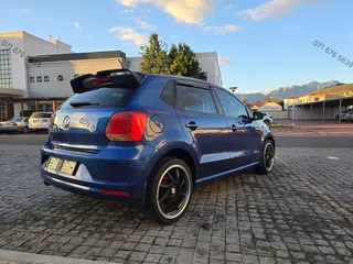 Blue Volkswagen Polo Vivo Hatch 1.4 Trendline with 117000km available now!