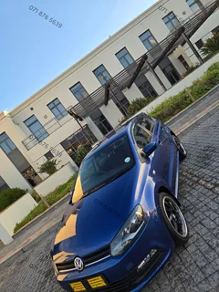 Blue Volkswagen Polo Vivo Hatch 1.4 Trendline with 117000km available now!