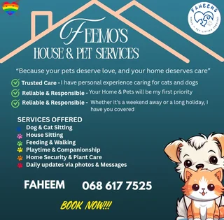 Pet sitting services