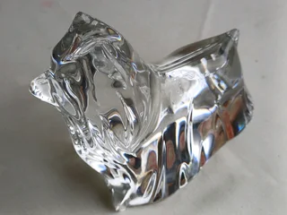 Baccarat Crystal Yorkshire Terrier figurine *Price Reduced