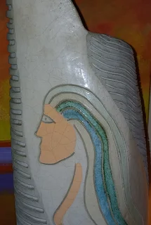 Art Vases - Raku Pottery with crazing