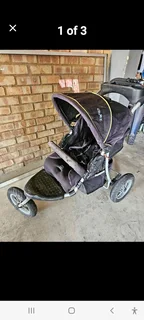 High Clearance Baby Stroller/Pram   3 large wheels