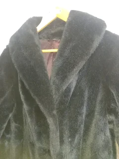 Ladies Vintage Black knee length. Made in London. ASTRAKA black  Mid