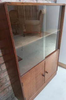 Herbert E Gibbs vintage 1930&#39;s teak bookcase