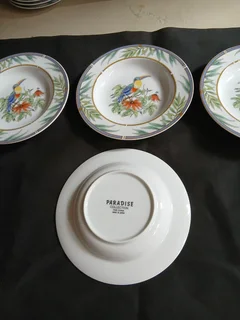 Japanese fine China. Paradise Collection of Toucans. Perfect condition