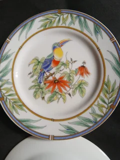 Japanese fine China. Paradise Collection of Toucans. Perfect condition