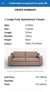 Coricraft 2 Seater and 3 Seater