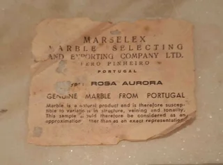 Marble Half Moon Table