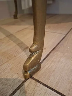 Marble Half Moon Table