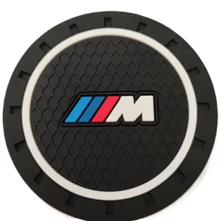 2 X Cup Drinks Holder Mat Pad Insert Coaster 72mm For BMW Assorted Models