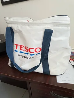 LARGE. COOL BAG AND BOXES COMPLETE WITH ICE BLOCK